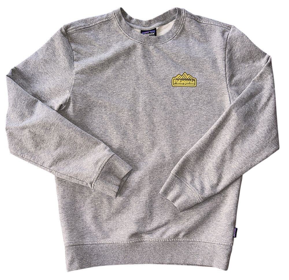 Patagonia Range Station Midweight Gray Crew Sweatshirt Men's Small